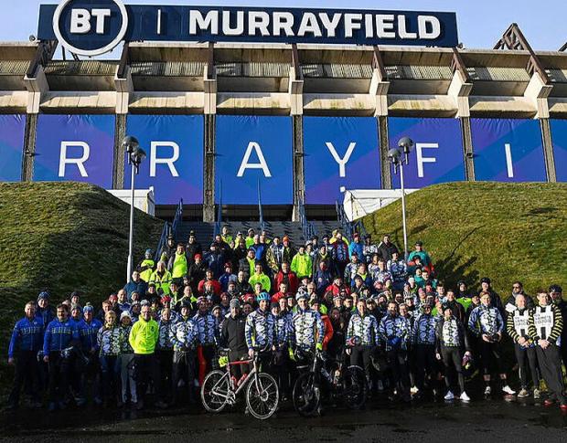 Border Telegraph: Team leave Murrayfield for Doddie